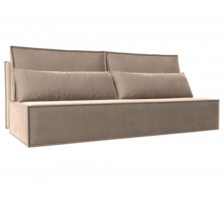 Прямой диван Фабио Лайт, Велюр, Модель 114495