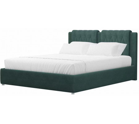 Интерьерная кровать Камилла, Велюр, Модель 101299