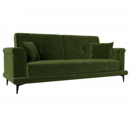 Прямой диван Неаполь, Микровельвет, Модель 111936