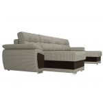 П-образный диван Нэстор, Рогожка, Микровельвет, Модель 109959