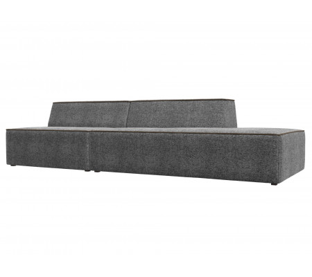 Прямой модульный диван Монс Модерн правый, Рогожка, Модель 119492
