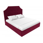 Интерьерная кровать Кантри 160, Микровельвет, Модель 115032