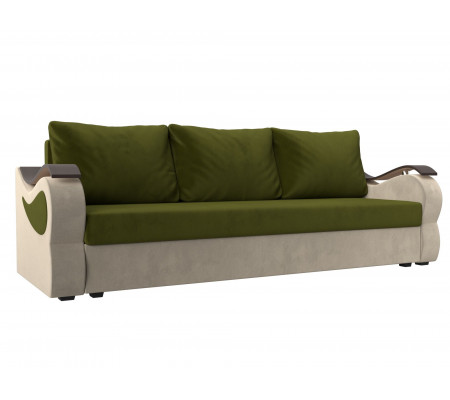 Прямой диван Меркурий лайт, Микровельвет, Модель 112933