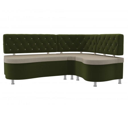 Кухонный угловой диван Вегас правый угол, Микровельвет, Модель 105176