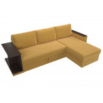 Угловой диван Атланта С, Микровельвет, модель 109665