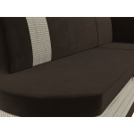 Кухонный угловой диван Токио правый угол, Микровельвет, Рогожка, Модель 119423