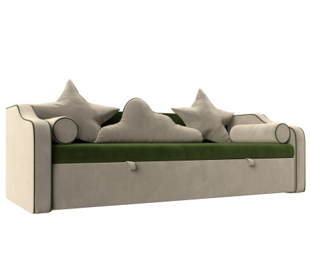 Детский диван-кровать Рико, Микровельвет, Модель 107349