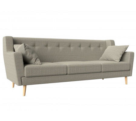 Прямой диван Брайтон 3, Рогожка, Модель 109171