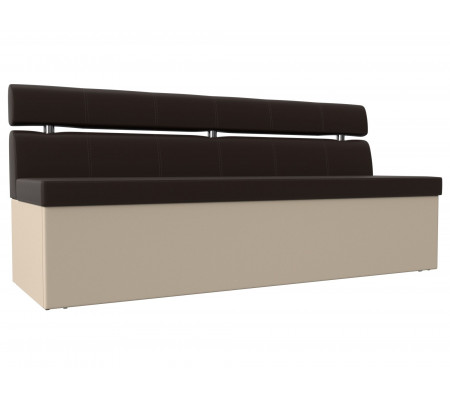 Кухонный прямой диван Классик, Экокожа, Модель 28814