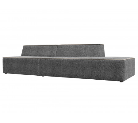 Прямой модульный диван Монс Модерн правый, Рогожка, Модель 119491
