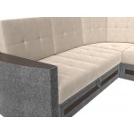 Угловой диван Белла правый угол, Рогожка, Модель 117652