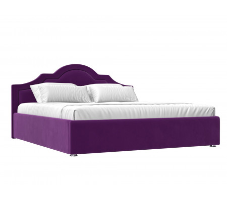 Интерьерная кровать Афина 160, Микровельвет, Модель 28512