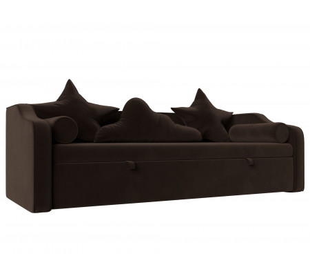 Детский диван-кровать Рико, Микровельвет, Модель 117386