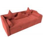 Детский диван-кровать Рико, Микровельвет, Модель 117385