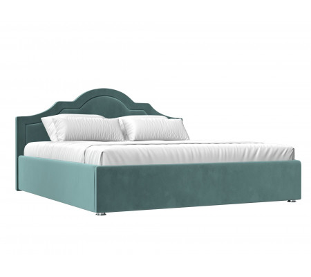 Интерьерная кровать Афина 160, Велюр, Модель 101118