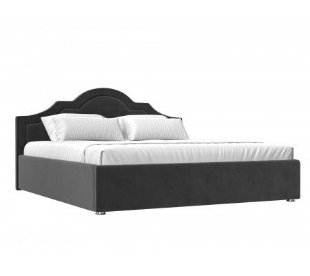 Интерьерная кровать Афина 160, Велюр, Модель 101121