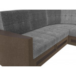 Угловой диван Белла правый угол, Рогожка, Модель 117660