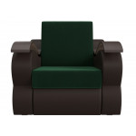 Кресло-кровать Меркурий зеленый\коричневый
