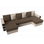 П-образный диван Венеция, Рогожка, модель 108454