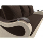 Прямой диван Меркурий лайт, Микровельвет, Модель 112935