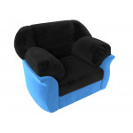 Кресло Карнелла черный\голубой