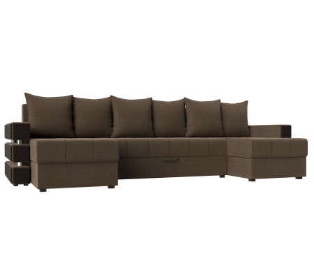П-образный диван Венеция, Рогожка, Модель 108449
