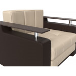 Кресло-кровать Мираж бежевый\коричневый