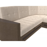 Угловой диван Белла правый угол, Рогожка, Модель 117651