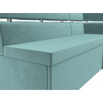 Кухонный угловой диван Классик правый угол, Велюр, Модель 117976