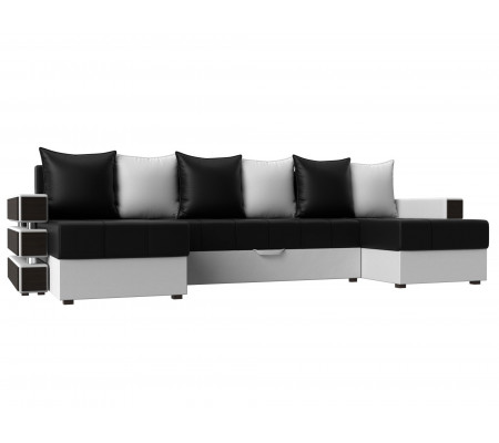 П-образный диван Венеция, Экокожа, Модель 100059