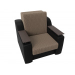 Кресло-кровать Сенатор 80, Рогожка, Экокожа, Модель 119868