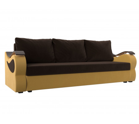Прямой диван Меркурий лайт, Микровельвет, Модель 112936