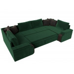 П-образный диван Николь Зеленый