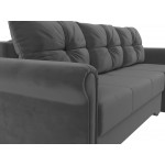 Угловой диван Леон правый угол, Велюр, Модель 119746