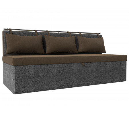 Кухонный прямой диван Метро, Рогожка, Модель 105020