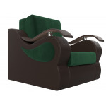 Кресло-кровать Меркурий 80 зеленый\коричневый
