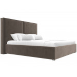 Интерьерная кровать Аура 160, Велюр, Модель 113021