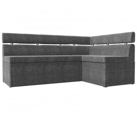 Кухонный угловой диван Классик правый угол, Рогожка, Модель 117998