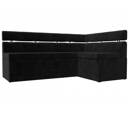 Кухонный угловой диван Классик правый угол, Велюр, Модель 117982