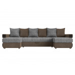 П-образный диван Венеция, Рогожка, модель 108457