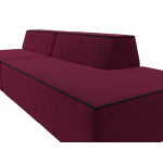 Прямой модульный диван Монс Модерн правый, Микровельвет, Модель 119476