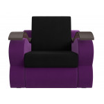 Кресло-кровать Меркурий 80 черный\фиолетовый