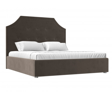 Интерьерная кровать Кантри 160, Велюр, Модель 101094