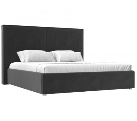 Интерьерная кровать Аура 160, Велюр, Модель 113022