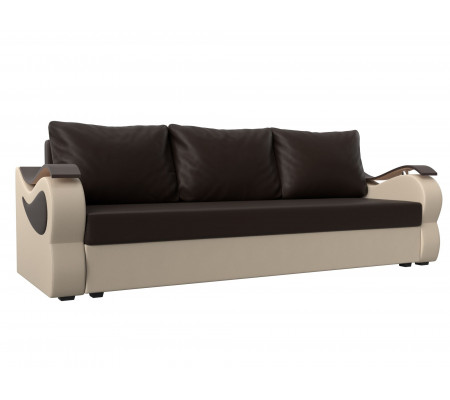 Прямой диван Меркурий лайт, Экокожа, Модель 112951