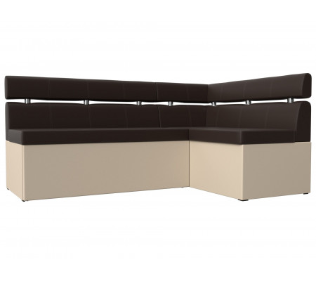 Кухонный угловой диван Классик правый угол, Экокожа, Модель 28780