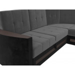 Угловой диван Белла правый угол, Велюр, Модель 117620