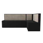 Кухонный угловой диван Кристина правый угол, Велюр, Модель 118459
