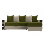 Угловой диван Венеция, Микровельвет, модель 108431