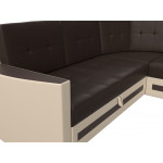 Угловой диван Белла правый угол, Экокожа, Модель 117663